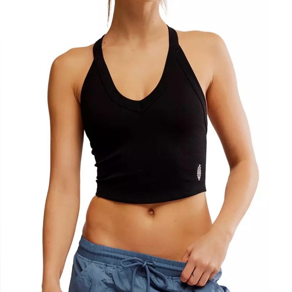 NWT Free People FP Movement Women's All Clear V Neck Cami size M/L